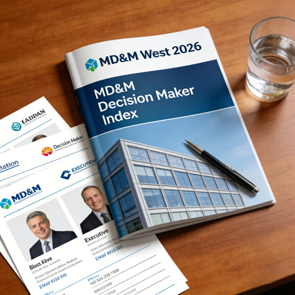 Alternative view of 美国医疗器械制造 2026 MD&M West 核心决策者索引